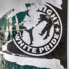 Vandalised "Smash Fascism" Poster 2
